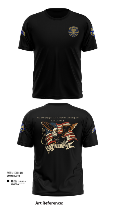 Philadelphia Police 64135919 Short Sleeve Performance Shirt - 101