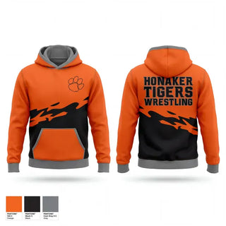 Hoodie, Honaker Tigers, Wrestling, Teamtime, Team time, sublimation, custom sports apparel, team uniforms, spirit wear, spiritwear, sports uniforms, custom shirts, team store, custom team store, fundraiser sports, apparel fundraiser