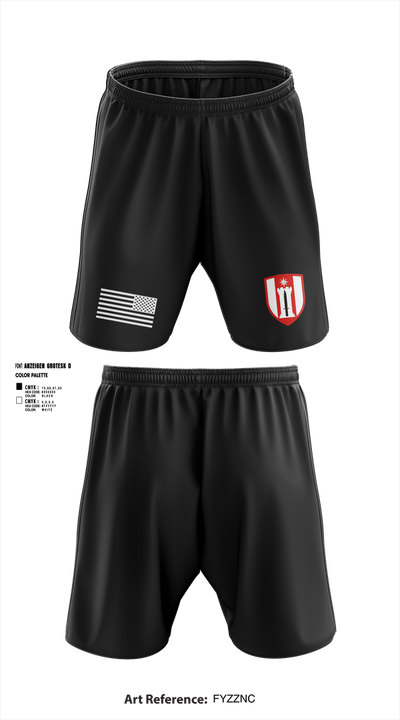 450th / 485th ACPs 89858245 Athletic Shorts With Pockets - 2