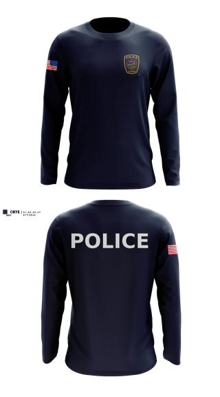Long Sleeve Performance Shirt, Lake Quivira Police Department, Police, Teamtime, Team time, sublimation, custom sports apparel, team uniforms, spirit wear, spiritwear, sports uniforms, custom shirts, team store, custom team store, fundraiser sports, apparel fundraiser