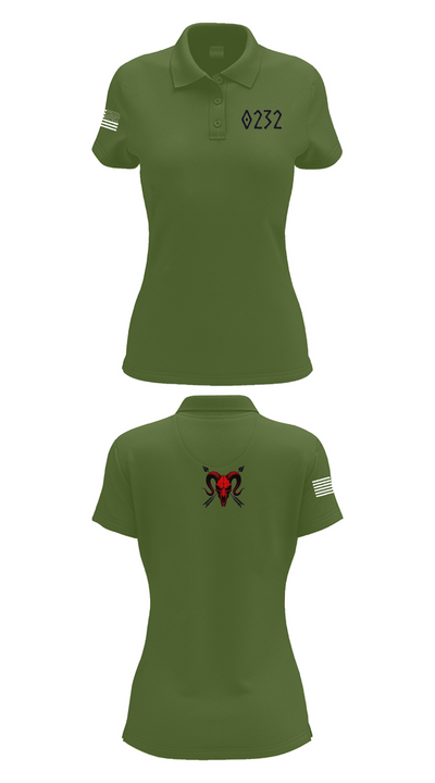 0232 89071174 Women's Short Sleeve Performance Polo  - 55