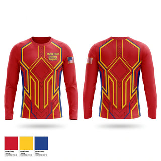Long Sleeve Performance Shirt, 142nd Field Artillery Brigade, Army, Teamtime, Team time, sublimation, custom sports apparel, team uniforms, spirit wear, spiritwear, sports uniforms, custom shirts, team store, custom team store, fundraiser sports, apparel fundraiser