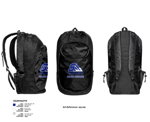 Gear Bag, Salem High School Bowling, Bowling, Teamtime, Team time, sublimation, custom sports apparel, team uniforms, spirit wear, spiritwear, sports uniforms, custom shirts, team store, custom team store, fundraiser sports, apparel fundraiser