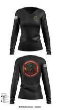 Detachment 1, 24th MDSB 49802931 Women's Long Sleeve V-neck Shirt - 101
