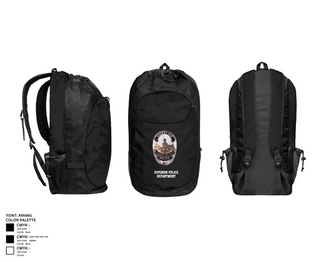Gear Bag, Superior Police Department, , Teamtime, Team time, sublimation, custom sports apparel, team uniforms, spirit wear, spiritwear, sports uniforms, custom shirts, team store, custom team store, fundraiser sports, apparel fundraiser