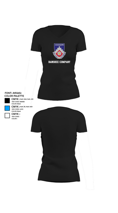 Banshee company 76615047 Women's Short Sleeve V-neck Shirt - 24