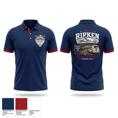 Charlotte Thunder Short Sleeve Performance Polo - 1