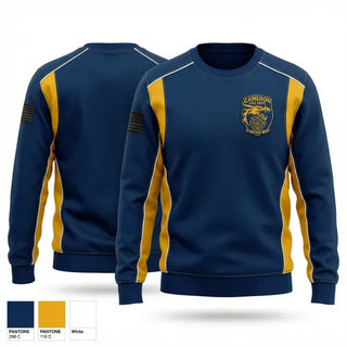 Crew Neck Sweatshirt, Cameron VFD, Fire Department, Teamtime, Team time, sublimation, custom sports apparel, team uniforms, spirit wear, spiritwear, sports uniforms, custom shirts, team store, custom team store, fundraiser sports, apparel fundraiser