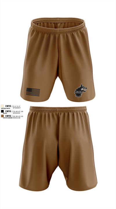 Wolf Combatives Athletic Shorts With Pockets - 106