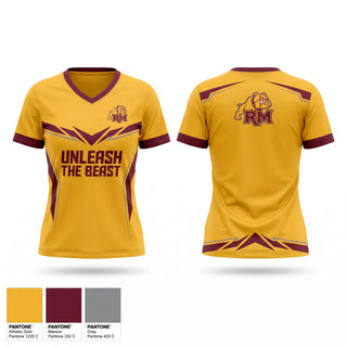 Womens Short Sleeve Vneck Shirt, Ruleville Middle Lady Bulldogs, , Teamtime, Team time, sublimation, custom sports apparel, team uniforms, spirit wear, spiritwear, sports uniforms, custom shirts, team store, custom team store, fundraiser sports, apparel fundraiser