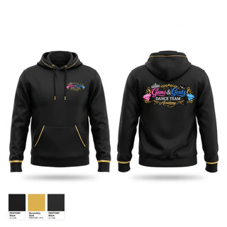 Hoodie, Gems and gents, Cheer, Teamtime, Team time, sublimation, custom sports apparel, team uniforms, spirit wear, spiritwear, sports uniforms, custom shirts, team store, custom team store, fundraiser sports, apparel fundraiser