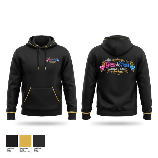 Hoodie, Gems and gents, Cheer, Teamtime, Team time, sublimation, custom sports apparel, team uniforms, spirit wear, spiritwear, sports uniforms, custom shirts, team store, custom team store, fundraiser sports, apparel fundraiser