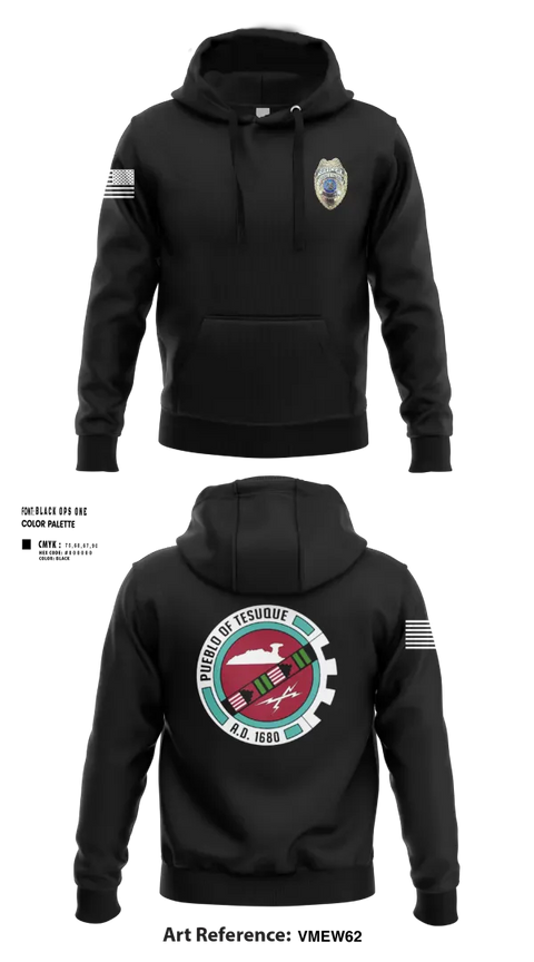 Hoodie, Tesuque Police, Police, Teamtime, Team time, sublimation, custom sports apparel, team uniforms, spirit wear, spiritwear, sports uniforms, custom shirts, team store, custom team store, fundraiser sports, apparel fundraiser