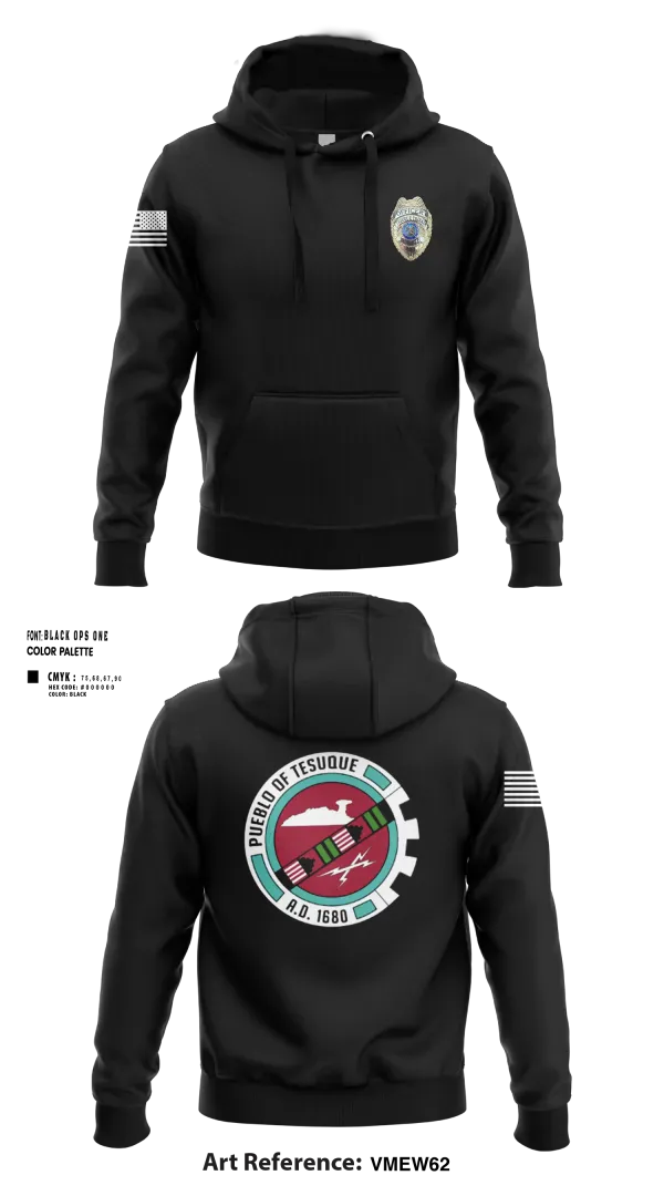 Hoodie, Tesuque Police, Police, Teamtime, Team time, sublimation, custom sports apparel, team uniforms, spirit wear, spiritwear, sports uniforms, custom shirts, team store, custom team store, fundraiser sports, apparel fundraiser