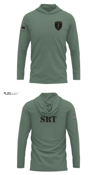 Long Sleeve Hooded Sun Shirt, Nicholasville Police Department Special Response Team, Police, Teamtime, Team time, sublimation, custom sports apparel, team uniforms, spirit wear, spiritwear, sports uniforms, custom shirts, team store, custom team store, fundraiser sports, apparel fundraiser