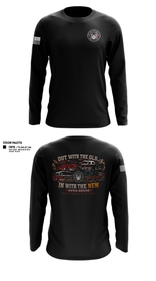 Long Sleeve Performance Shirt, Great Notch Fire Company #4, Fire Department, Teamtime, Team time, sublimation, custom sports apparel, team uniforms, spirit wear, spiritwear, sports uniforms, custom shirts, team store, custom team store, fundraiser sports, apparel fundraiser