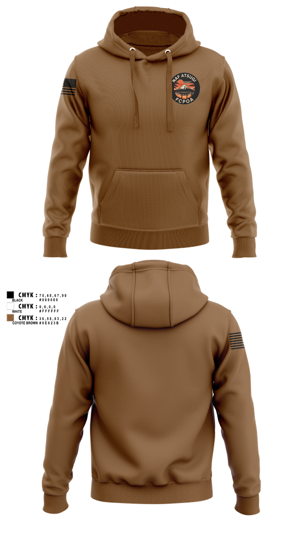 Hoodie, NAF ATSUGI FCPOA, Navy, Teamtime, Team time, sublimation, custom sports apparel, team uniforms, spirit wear, spiritwear, sports uniforms, custom shirts, team store, custom team store, fundraiser sports, apparel fundraiser