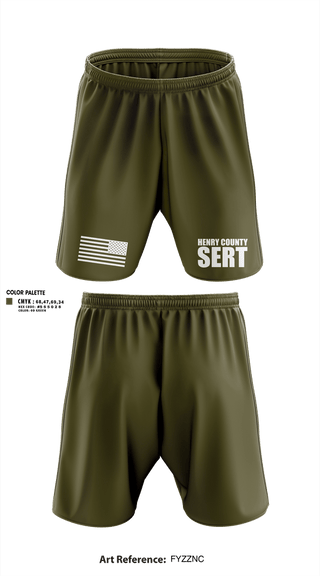 Athletic Shorts With Pockets, Henry County SERT, Police, Teamtime, Team time, sublimation, custom sports apparel, team uniforms, spirit wear, spiritwear, sports uniforms, custom shirts, team store, custom team store, fundraiser sports, apparel fundraiser