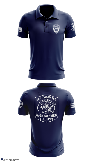 Short Sleeve Performance Polo, East Manatee, Fire Department, Teamtime, Team time, sublimation, custom sports apparel, team uniforms, spirit wear, spiritwear, sports uniforms, custom shirts, team store, custom team store, fundraiser sports, apparel fundraiser