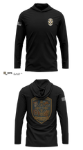 Heritage Companies Security Services Division 74805254 Long Sleeve Hooded Sun Shirt - 25