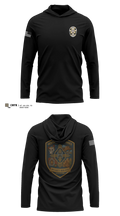Heritage Companies Security Services Division 74805254 Long Sleeve Hooded Sun Shirt - 25
