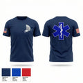 Hawk Springs Fire and Rescue 89849789 Old School Cotton Feel Shirt - 1