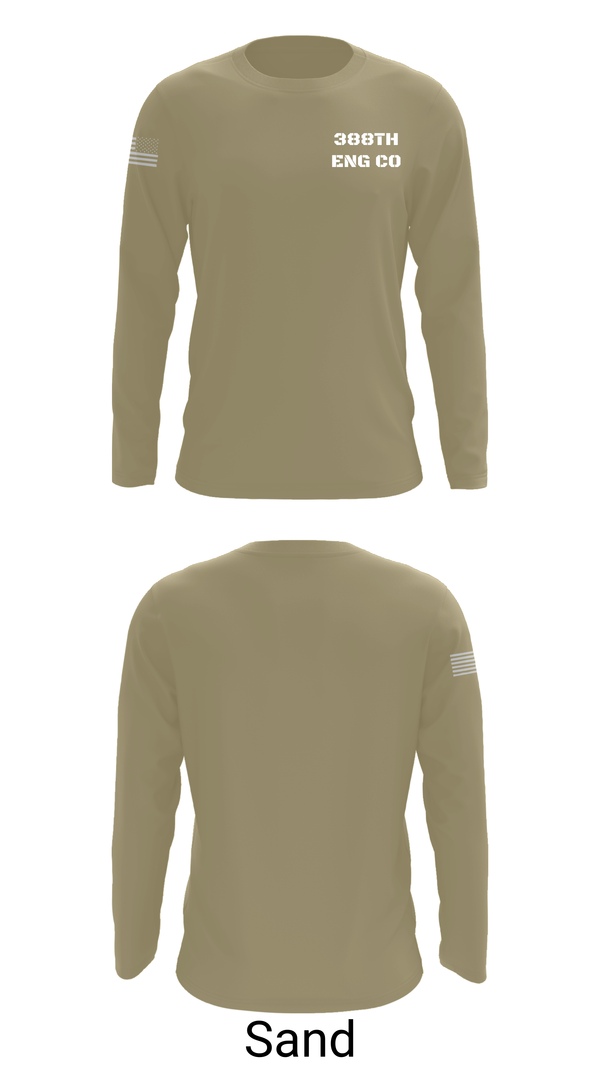 Long Sleeve Performance Shirt, 388TH ENG CO, Army, Teamtime, Team time, sublimation, custom sports apparel, team uniforms, spirit wear, spiritwear, sports uniforms, custom shirts, team store, custom team store, fundraiser sports, apparel fundraiser
