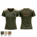 Muscogee Nation Police Tactical Medical team 86910263 Women's Short Sleeve V-neck Shirt - 1