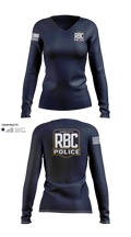 Rainbow City Police Department Women's Long Sleeve V-neck Shirt - 22