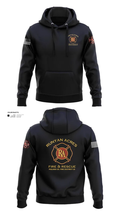 RUNYAN ACRES FIRE DEPARTMENT 34134469 Hoodie - 50