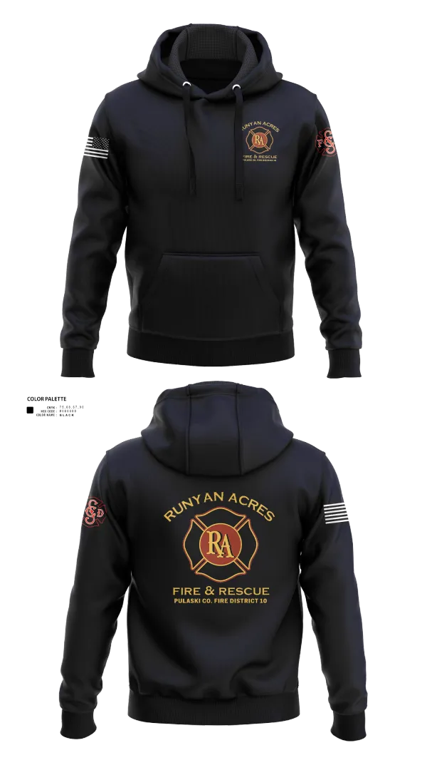 Hoodie, RUNYAN ACRES FIRE DEPARTMENT, , Teamtime, Team time, sublimation, custom sports apparel, team uniforms, spirit wear, spiritwear, sports uniforms, custom shirts, team store, custom team store, fundraiser sports, apparel fundraiser