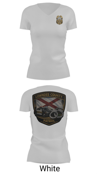 Womens Short Sleeve Vneck Shirt, Lowndes County Sheriff’s, Police, Teamtime, Team time, sublimation, custom sports apparel, team uniforms, spirit wear, spiritwear, sports uniforms, custom shirts, team store, custom team store, fundraiser sports, apparel fundraiser