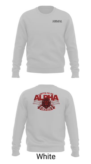 Crew Neck Sweatshirt, Animal, Army, Teamtime, Team time, sublimation, custom sports apparel, team uniforms, spirit wear, spiritwear, sports uniforms, custom shirts, team store, custom team store, fundraiser sports, apparel fundraiser