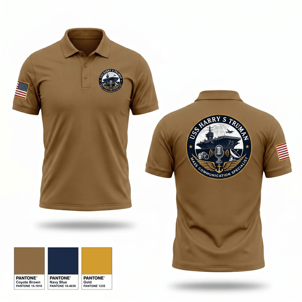 Short Sleeve Performance Polo, CVN75 Media, Navy, Teamtime, Team time, sublimation, custom sports apparel, team uniforms, spirit wear, spiritwear, sports uniforms, custom shirts, team store, custom team store, fundraiser sports, apparel fundraiser