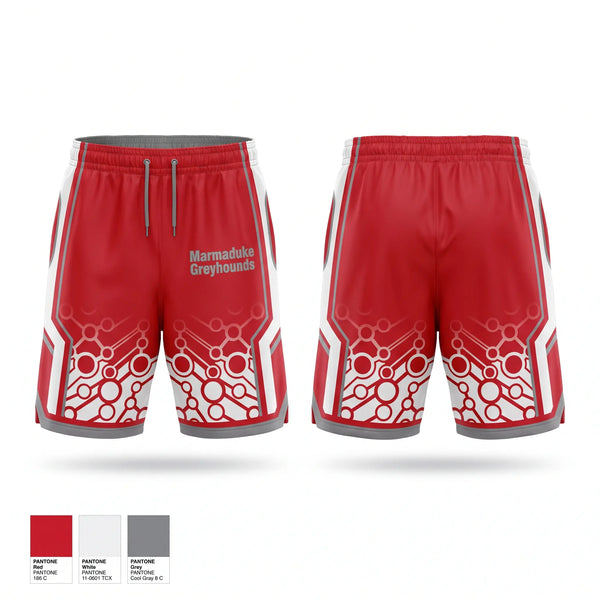 Athletic Shorts With Pockets, Marmaduke Greyhounds, Softball, Teamtime, Team time, sublimation, custom sports apparel, team uniforms, spirit wear, spiritwear, sports uniforms, custom shirts, team store, custom team store, fundraiser sports, apparel fundraiser