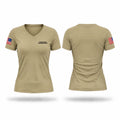 Crystal Lake Fire Department Women's Short Sleeve V-neck Shirt - 1