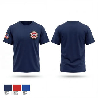 Old School Cotton Feel Shirt, Nestucca Rural Fire Protection District, Fire Department, Teamtime, Team time, sublimation, custom sports apparel, team uniforms, spirit wear, spiritwear, sports uniforms, custom shirts, team store, custom team store, fundraiser sports, apparel fundraiser