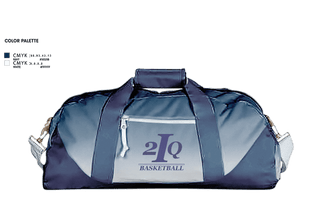 Duffle Bag, 2IQ Basketball, Men's Basketball, Teamtime, Team time, sublimation, custom sports apparel, team uniforms, spirit wear, spiritwear, sports uniforms, custom shirts, team store, custom team store, fundraiser sports, apparel fundraiser