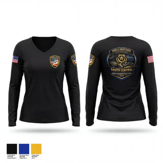 Womens Long Sleeve Vneck Shirt, WPD Traffic Reconstruction Team, Police, Teamtime, Team time, sublimation, custom sports apparel, team uniforms, spirit wear, spiritwear, sports uniforms, custom shirts, team store, custom team store, fundraiser sports, apparel fundraiser