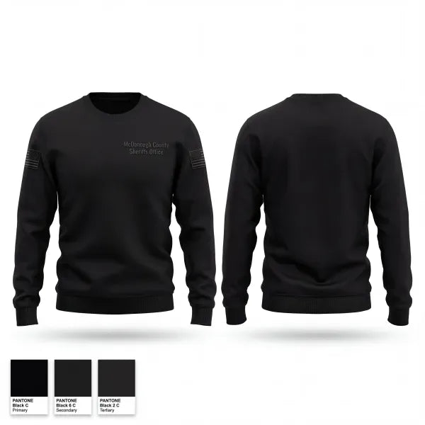Crew Neck Sweatshirt, McDonough County Sheriff’s Office, Police, Teamtime, Team time, sublimation, custom sports apparel, team uniforms, spirit wear, spiritwear, sports uniforms, custom shirts, team store, custom team store, fundraiser sports, apparel fundraiser