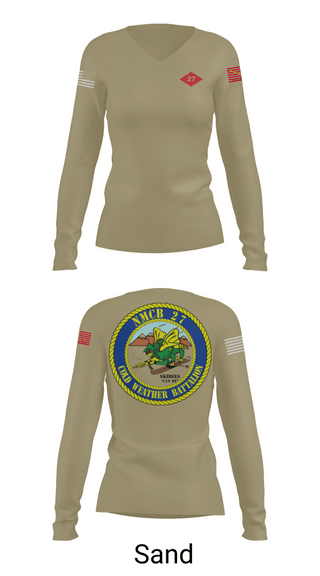 Womens Long Sleeve Vneck Shirt, NMCB  27, Navy, Teamtime, Team time, sublimation, custom sports apparel, team uniforms, spirit wear, spiritwear, sports uniforms, custom shirts, team store, custom team store, fundraiser sports, apparel fundraiser