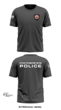 Citizen Pottawatomie nation Police Department  Short Sleeve Performance Shirt - 2