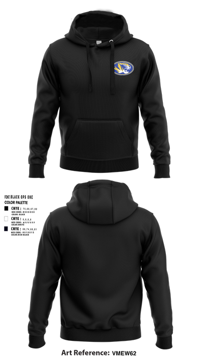 Tranquillity High School Basketball 39651110 Hoodie - 1