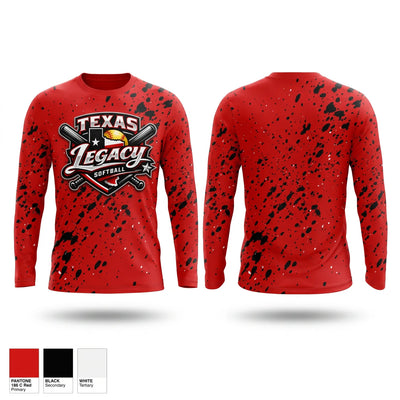 Texas legacy Long Sleeve Performance Shirt 2