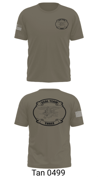 Old School Cotton Feel Shirt, SEAL team 3, Navy, Teamtime, Team time, sublimation, custom sports apparel, team uniforms, spirit wear, spiritwear, sports uniforms, custom shirts, team store, custom team store, fundraiser sports, apparel fundraiser