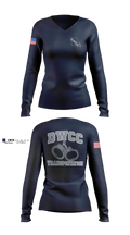 David Wade Correctional Center Women's Long Sleeve V-neck Shirt - 8