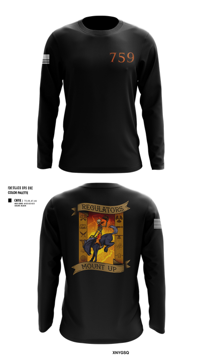 USS JEFFERSON CITY 86989980 Long Sleeve Performance Shirt 2