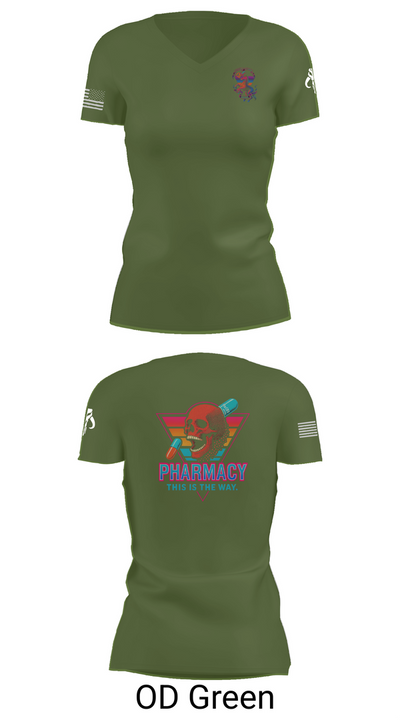 Madigan Pharmacy 51616730 Women's Short Sleeve V-neck Shirt - 48