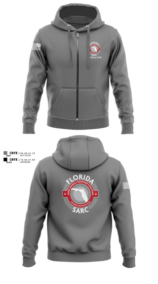 Zip Hoodie, Florida State Animal Response Coalition, , Teamtime, Team time, sublimation, custom sports apparel, team uniforms, spirit wear, spiritwear, sports uniforms, custom shirts, team store, custom team store, fundraiser sports, apparel fundraiser