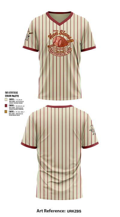 JoCo Ham Slams Short Sleeve Performance V-neck Shirt - 2 (Unisex)